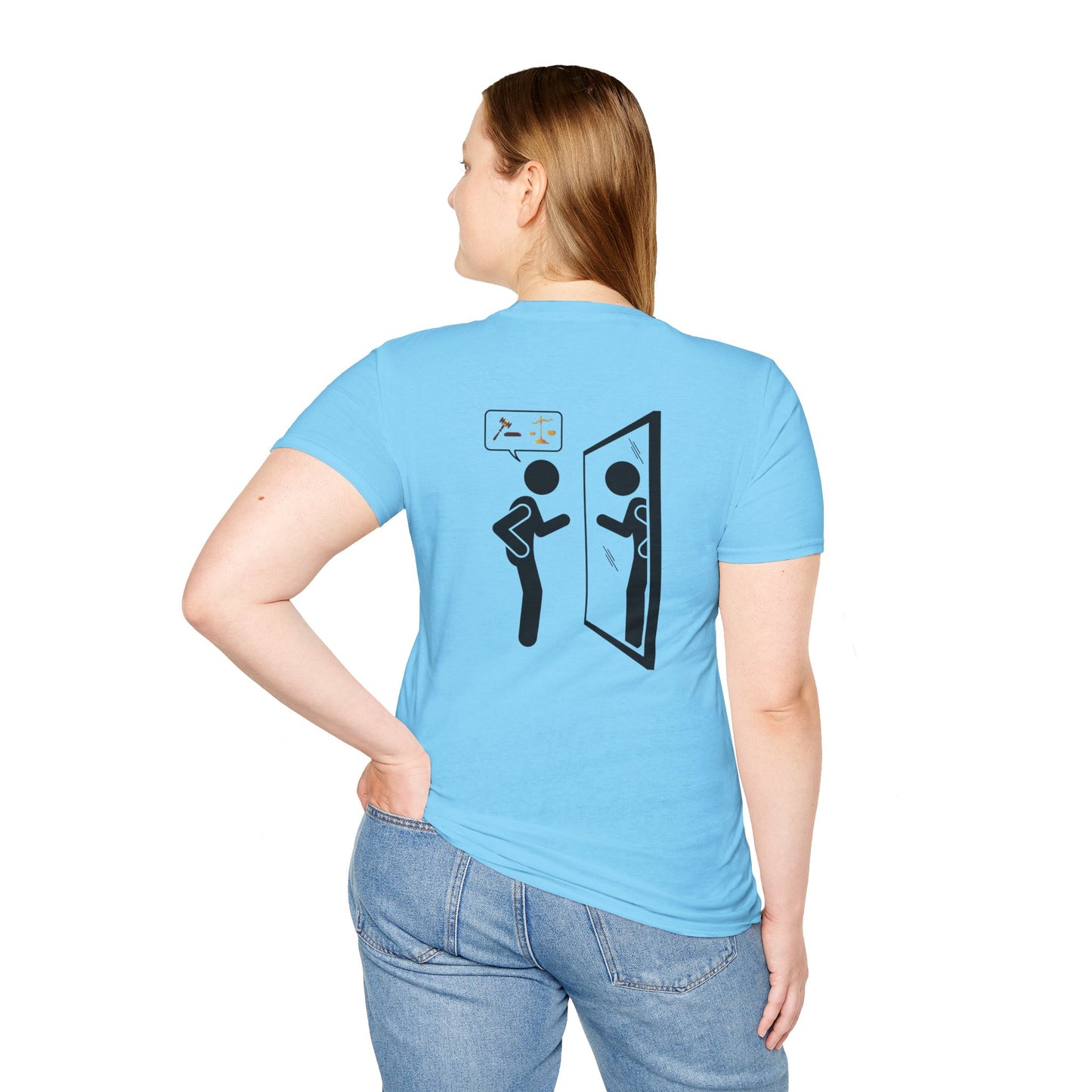 JUZGANDO Humorous Unisex Softstyle T-Shirt - Questioning Yourself Shirt, Funny Graphic Tee, Casual Wear, Gift for Friends & Family, [...]