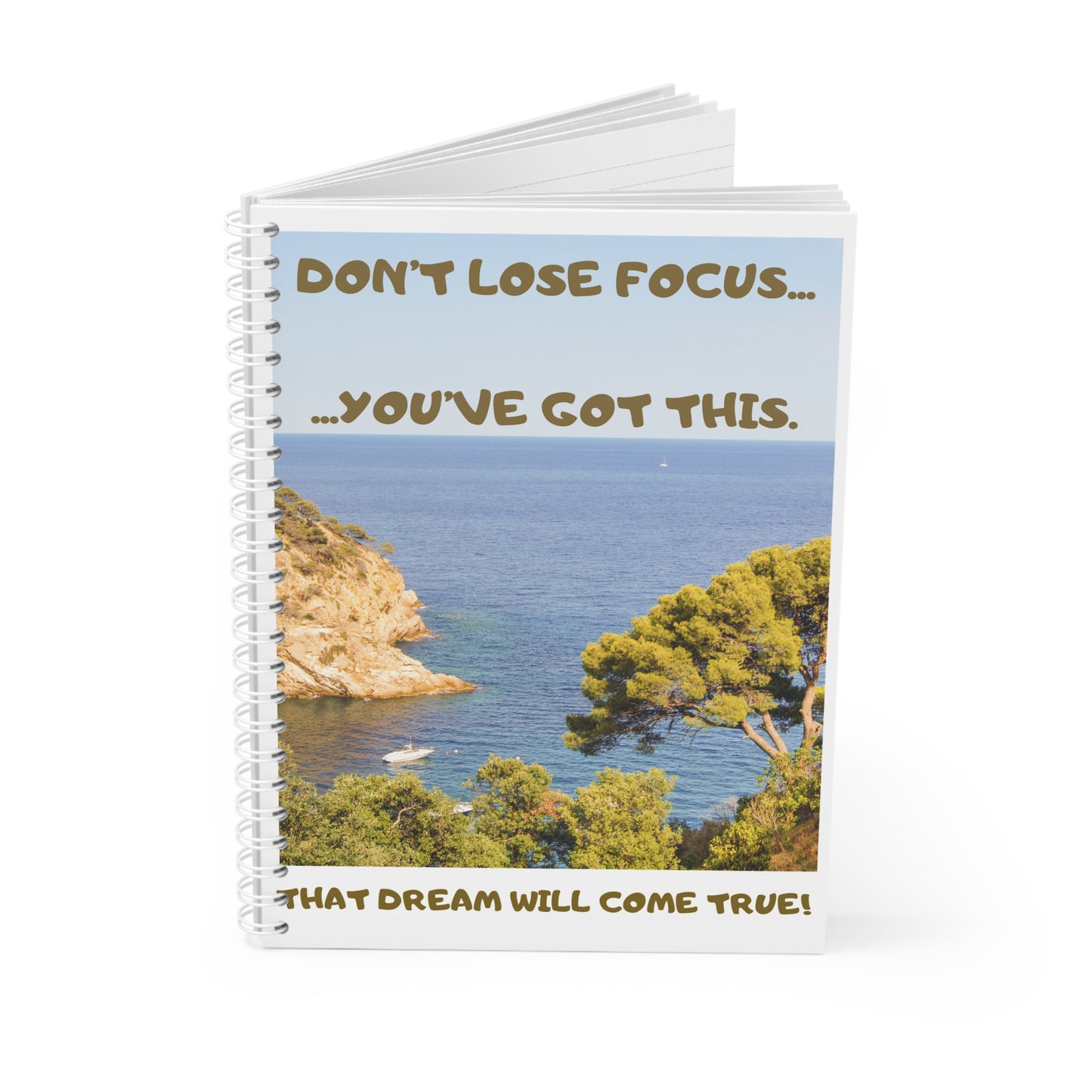 DON'T LOOSE FOCUS Spiral Notebook