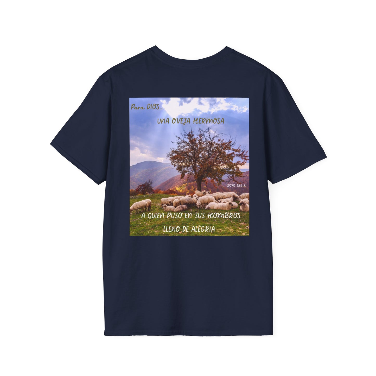 OVEJA NEGRA PERO Unisex Softstyle T-Shirt with Sheep Designs - Cute Farm Animal Tee, Funny Gift for Animal Lovers, Pastoral Vibe, Eco-Friendly Fashion, [...]