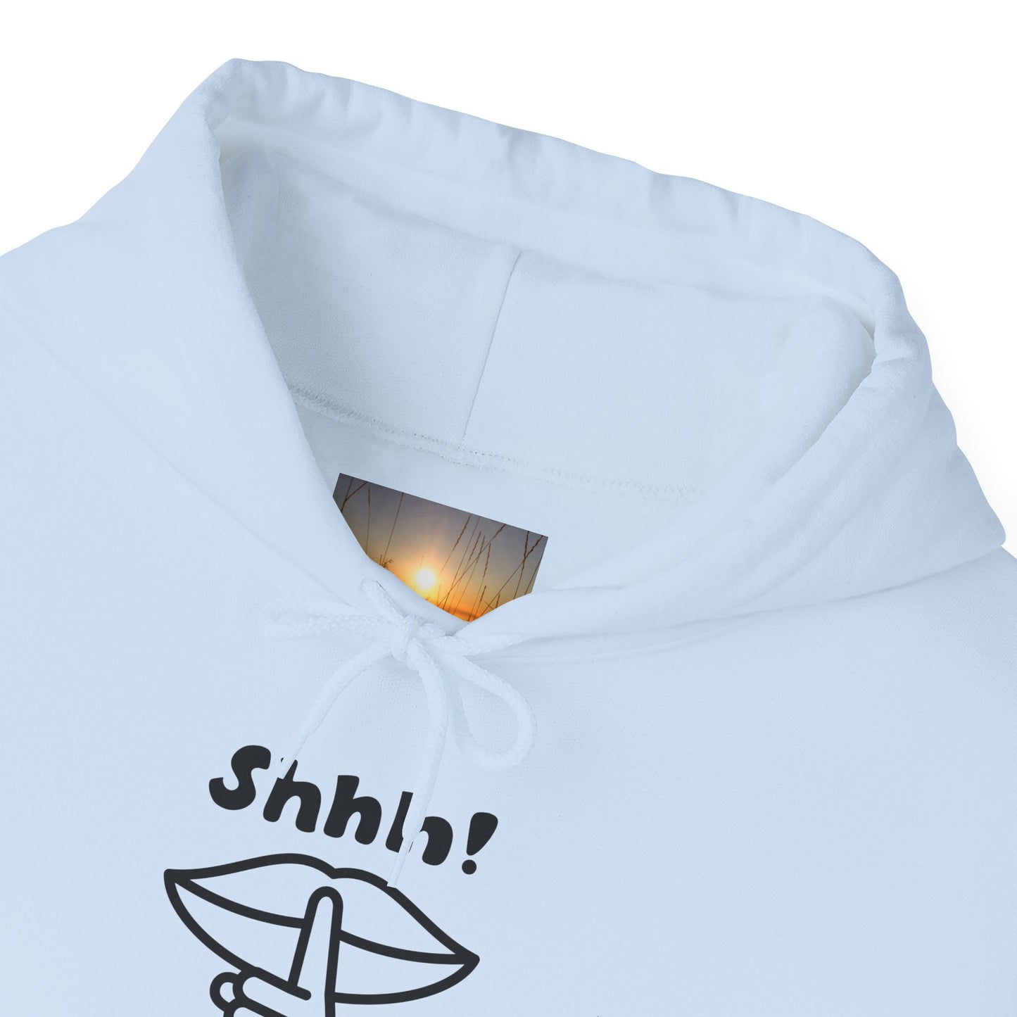 Shhh! Funny Unisex Hooded Sweatshirt, Cozy Hoodie for Introverts, Ideal Gift for Friends and Family, Perfect for Casual Wear, [...]