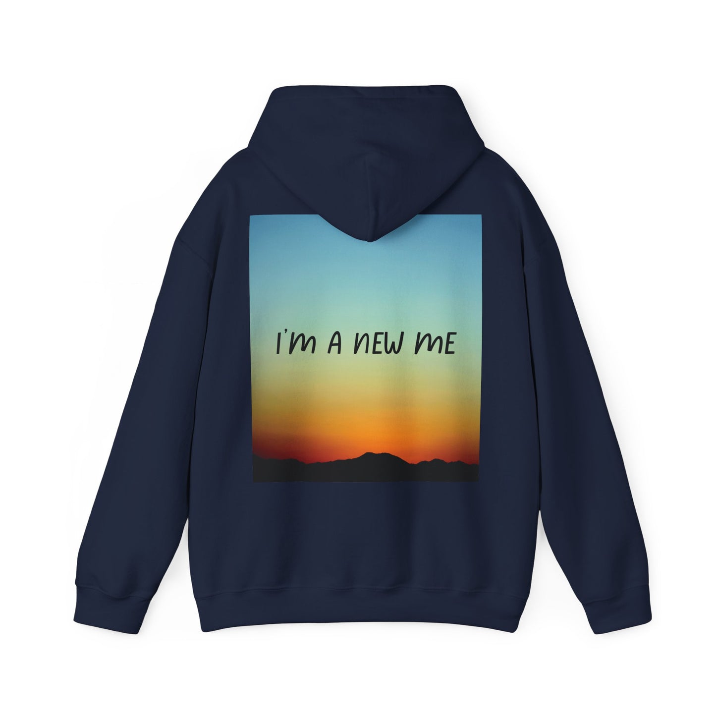 NEW DAY NEW BEGINNING A NEW ME Unisex Heavy Blend™ Hooded Sweatshirt