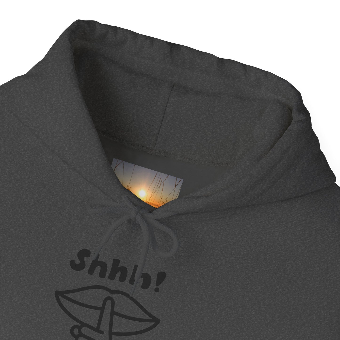 Shhh! Funny Unisex Hooded Sweatshirt, Cozy Hoodie for Introverts, Ideal Gift for Friends and Family, Perfect for Casual Wear, [...]
