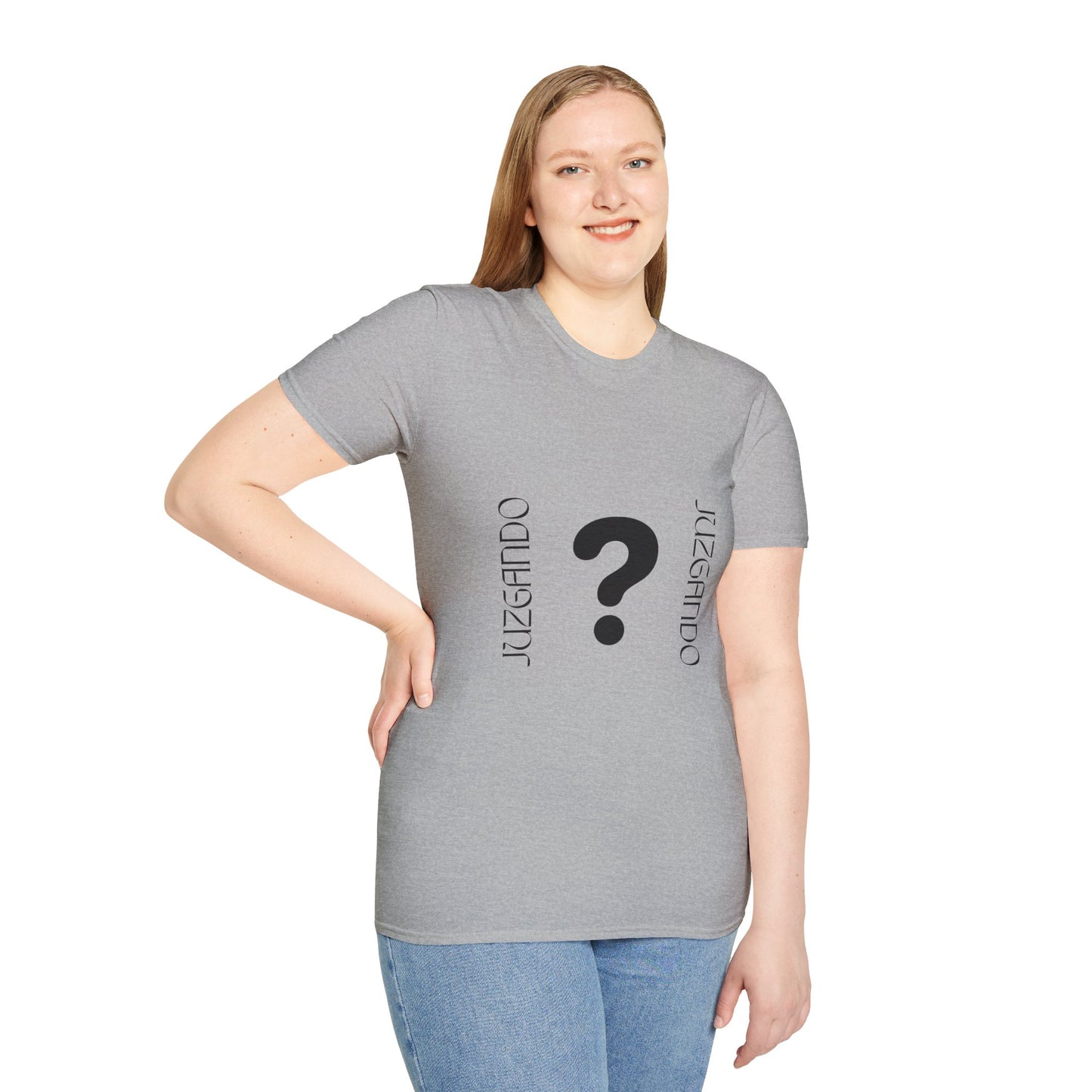 JUZGANDO Humorous Unisex Softstyle T-Shirt - Questioning Yourself Shirt, Funny Graphic Tee, Casual Wear, Gift for Friends & Family, [...]