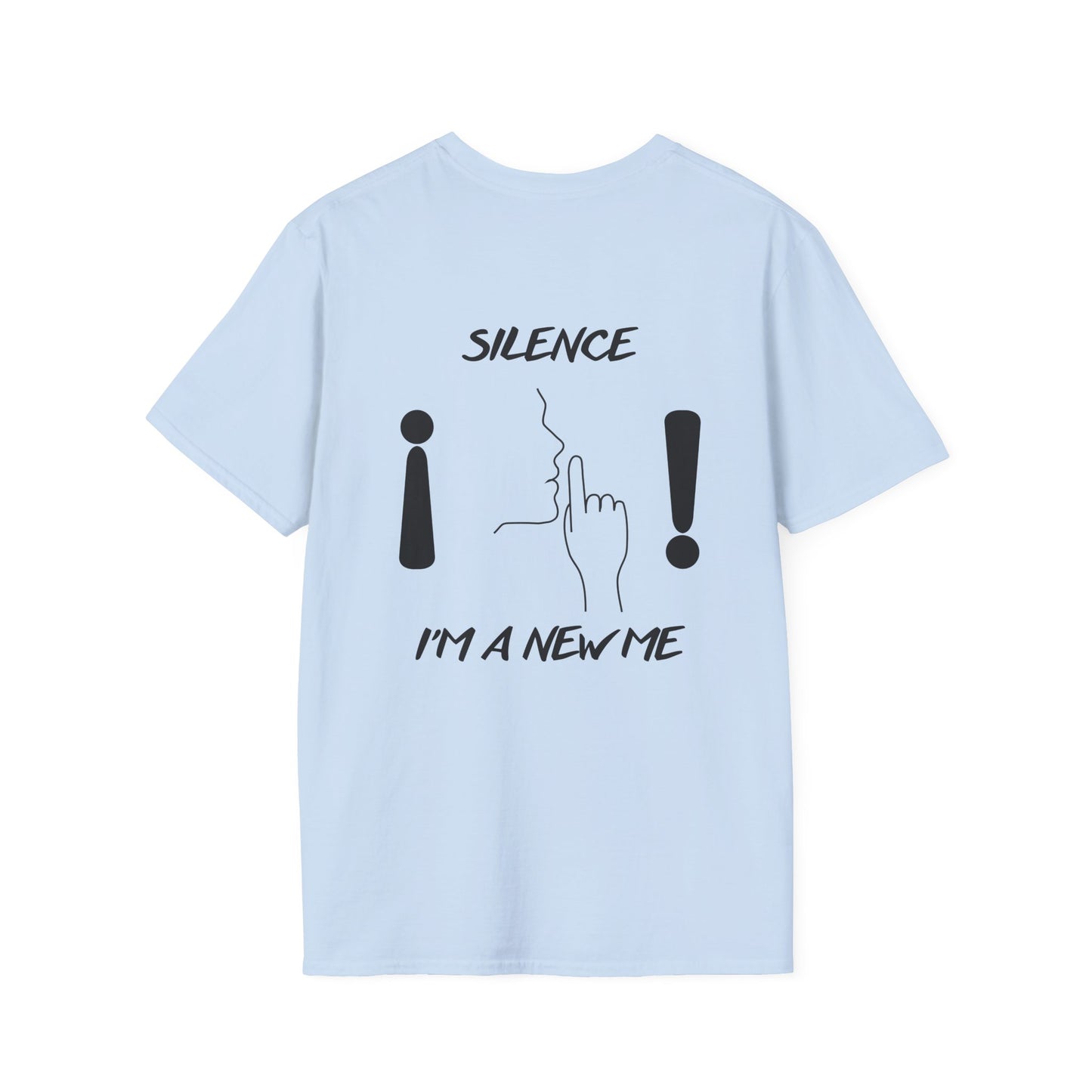 SILENCE Unisex Funny Quote T-Shirt: Shhh! You Are Talking A Lot, Silence I'm A New Me, Trendy Graphic Tee for Quirky Gifts, Comfortable Casual [...]