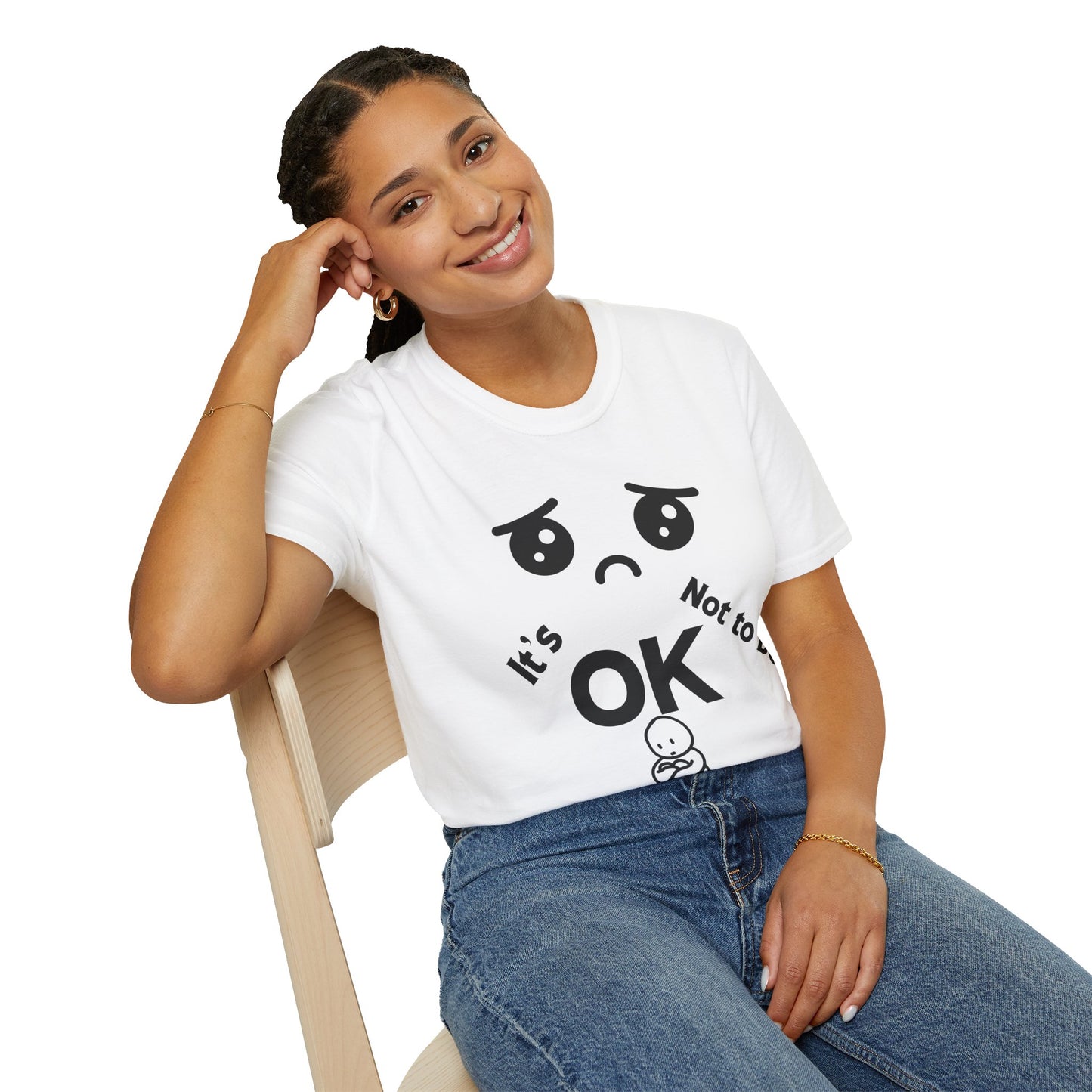 IT'S OK Emotional Support Unisex T-Shirt, Inspirational Tee, Self-Care Shirt, Mental Health Awareness, Gift for Friends, Motivational Apparel, [...]