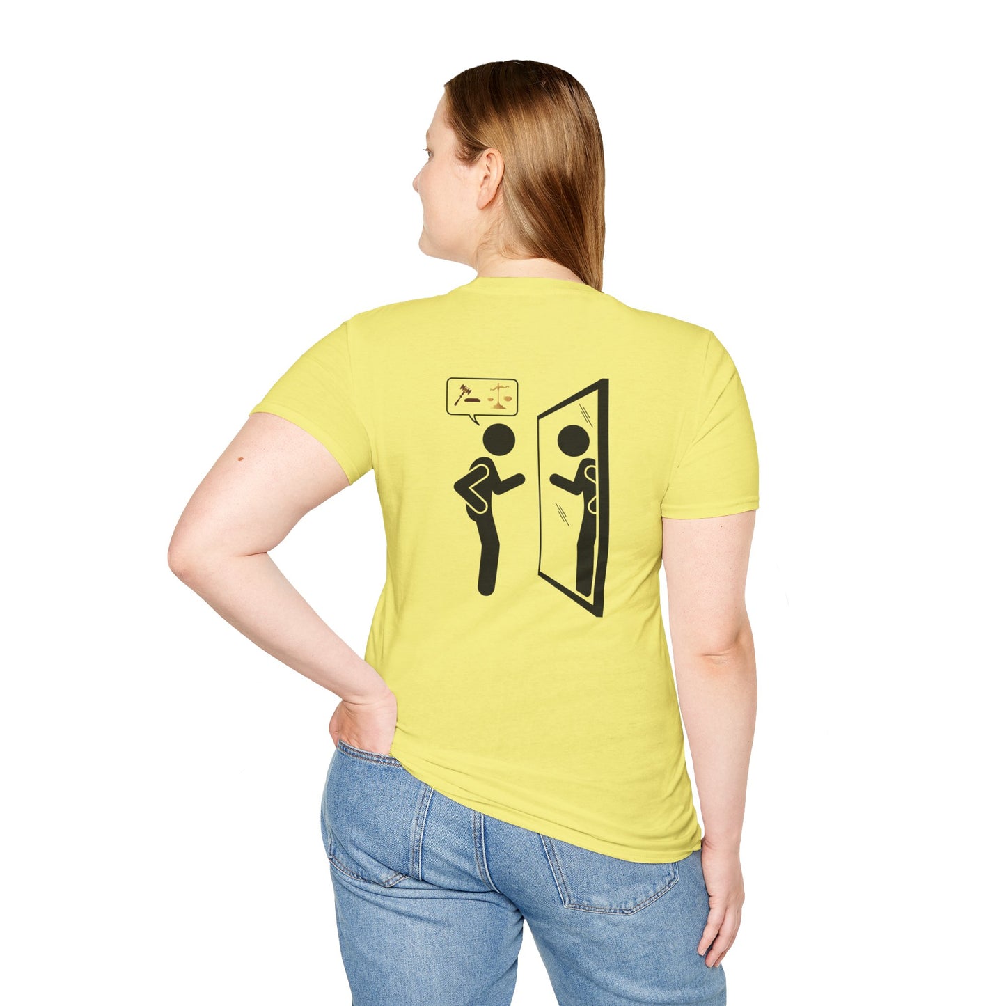 JUZGANDO Humorous Unisex Softstyle T-Shirt - Questioning Yourself Shirt, Funny Graphic Tee, Casual Wear, Gift for Friends & Family, [...]