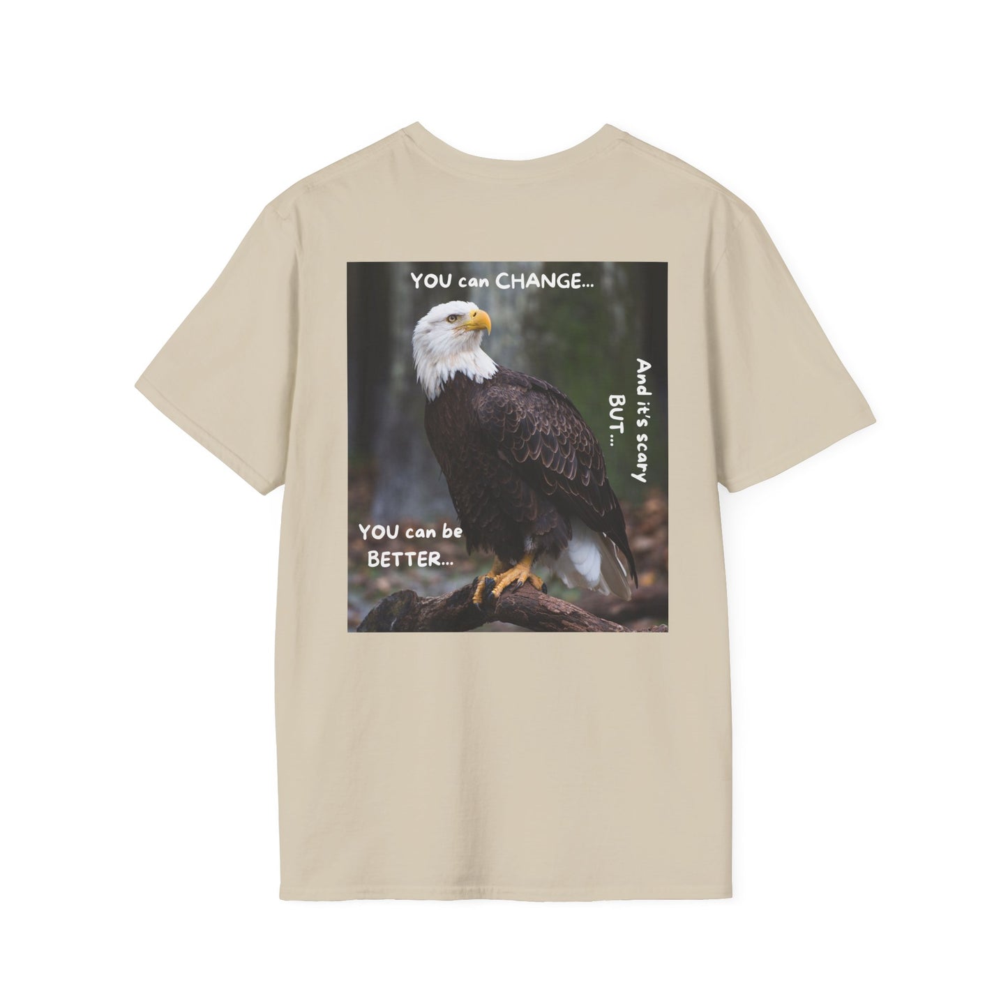 YOU CAN CHANGE/BE BETTER Motivational Eagle T-Shirt | Inspirational Gift for Nature Lovers, Positive Quote Tee, Unisex Softstyle Shirt, Eagle Graphic Tee, [...]
