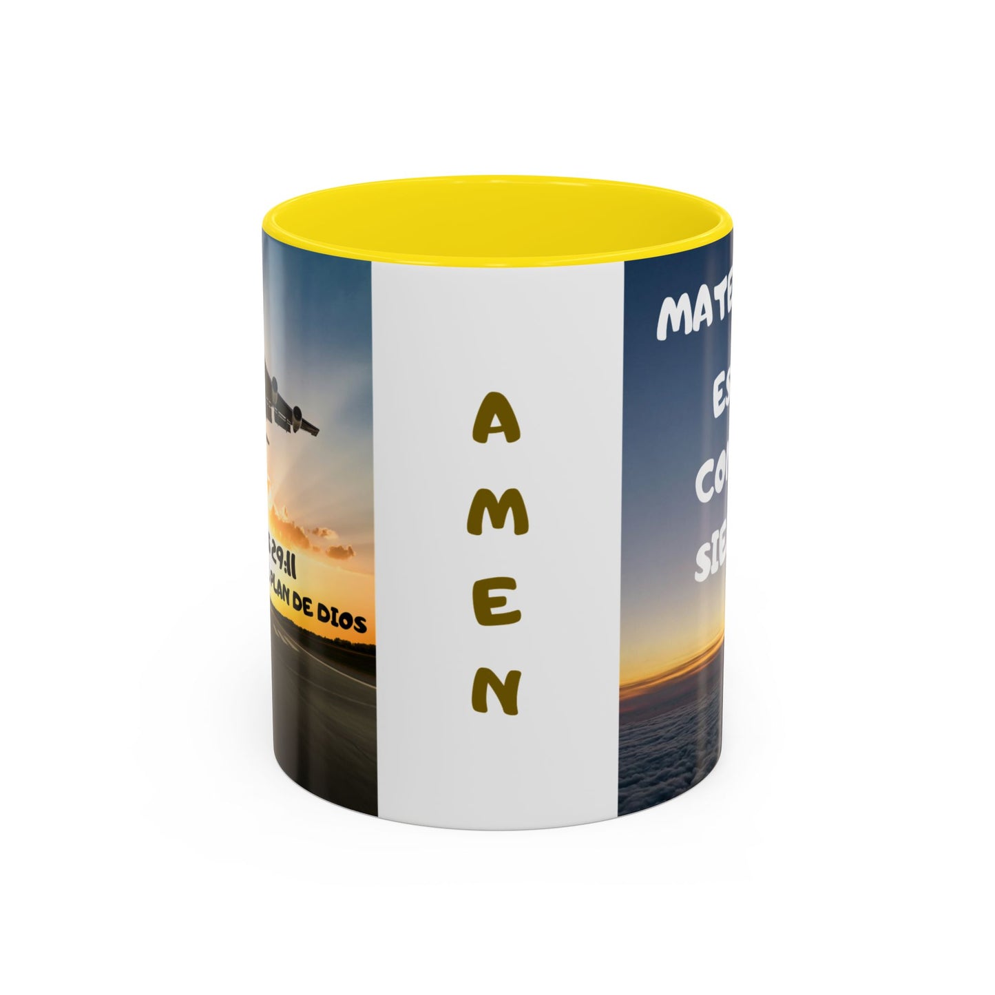 "Mateo 28:20 Estoy Contigo Siempre" Accent Mug (11/15oz)