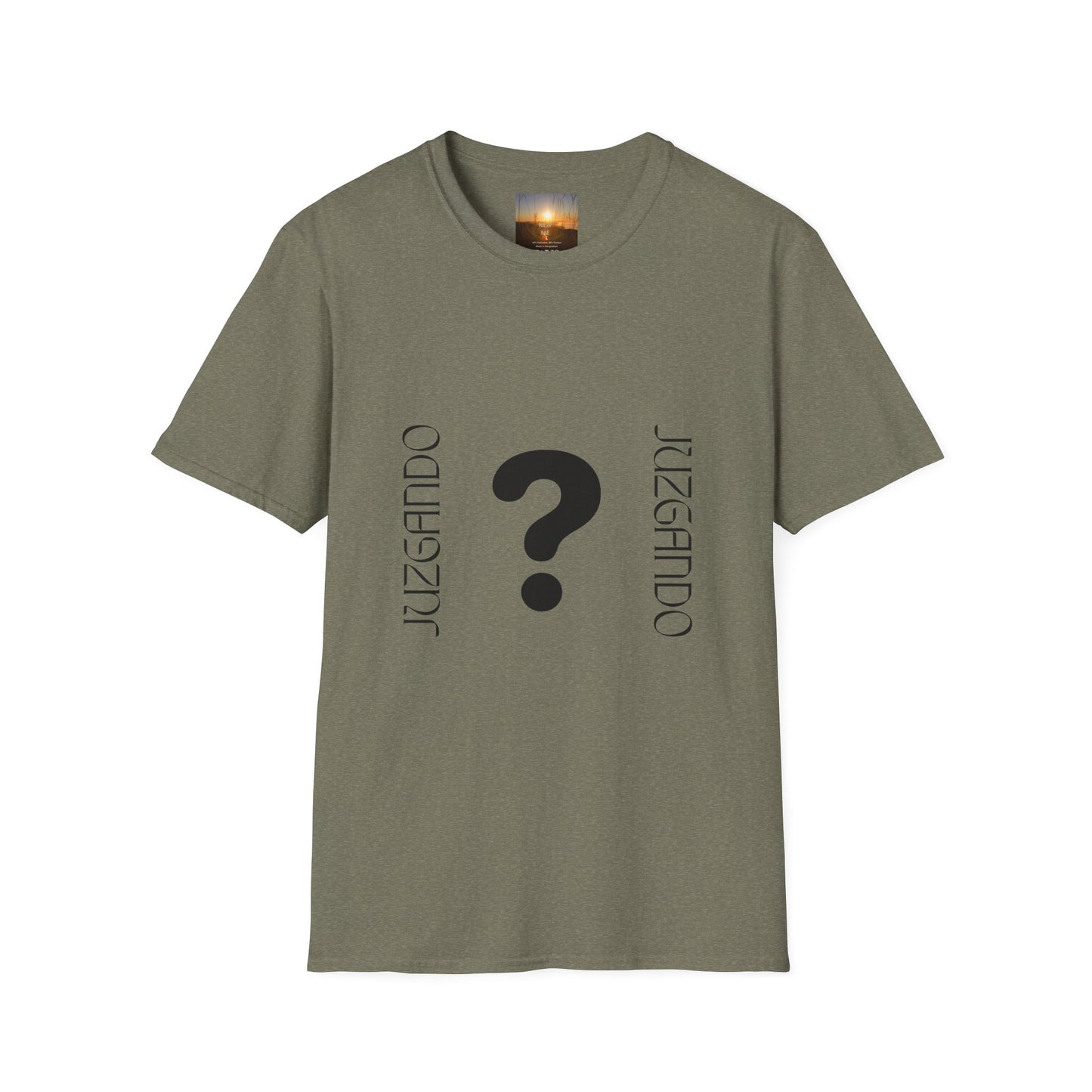 JUZGANDO Humorous Unisex Softstyle T-Shirt - Questioning Yourself Shirt, Funny Graphic Tee, Casual Wear, Gift for Friends & Family, [...]
