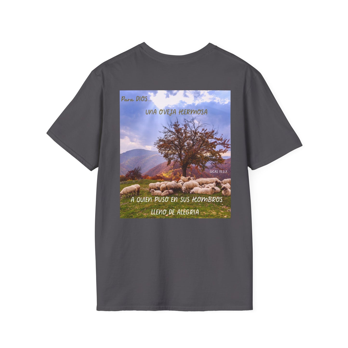 OVEJA NEGRA PERO Unisex Softstyle T-Shirt with Sheep Designs - Cute Farm Animal Tee, Funny Gift for Animal Lovers, Pastoral Vibe, Eco-Friendly Fashion, [...]