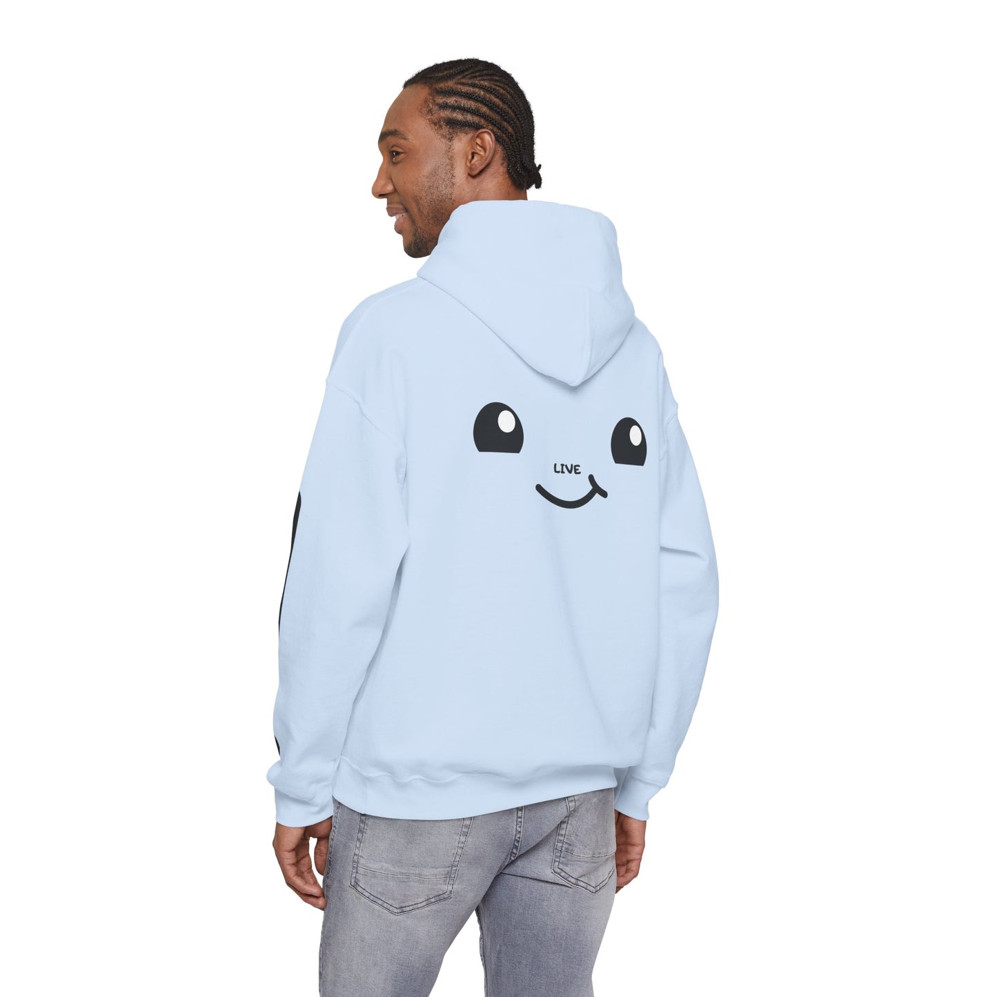 Smile Face Hoodie — "Are You Still Alive?" Sunrise Graphic Hooded Sweatshirt