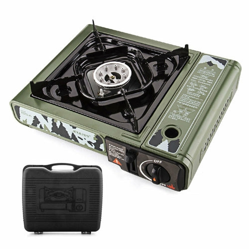 NEW ME IM Portable Gas Stove with Map Hot Pot Waska Fuel Tank Barbecue