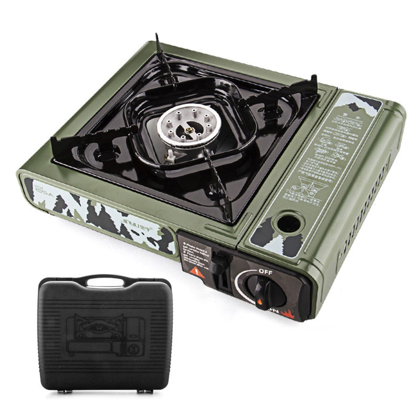 NEW ME IM Portable Gas Stove with Map Hot Pot Waska Fuel Tank Barbecue