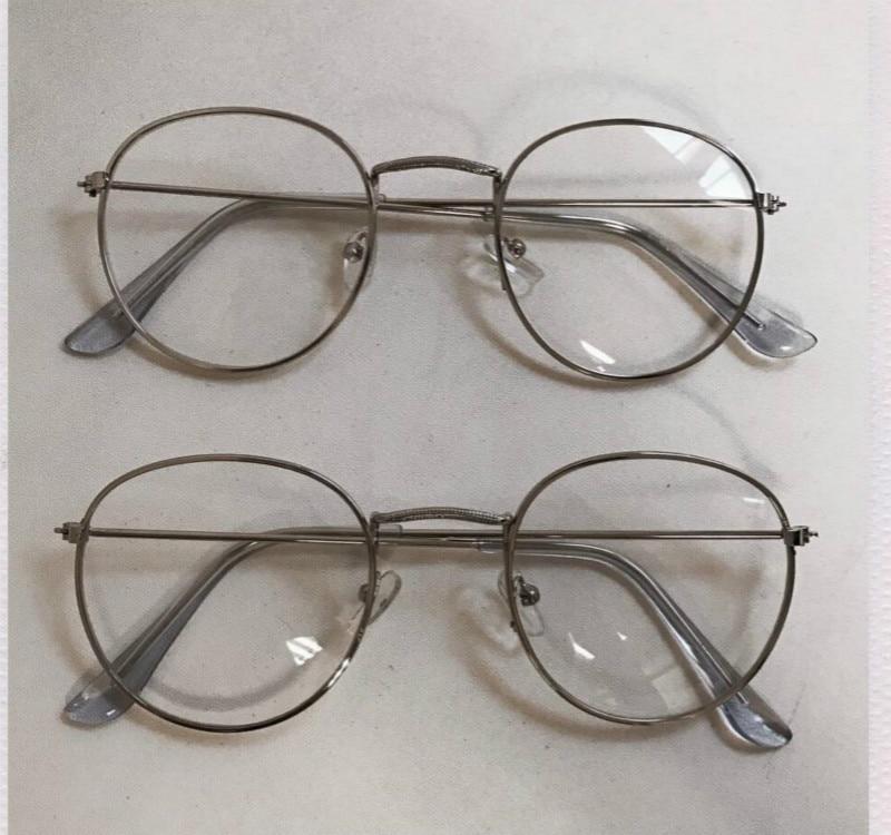 New Designer Woman Glasses Optical Frames Metal Round Glasses Frame