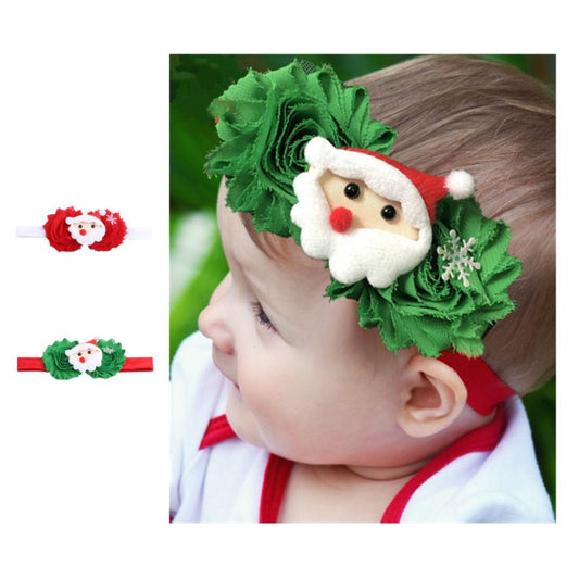 Baby Kids Elastic Floral Christmas Stretch