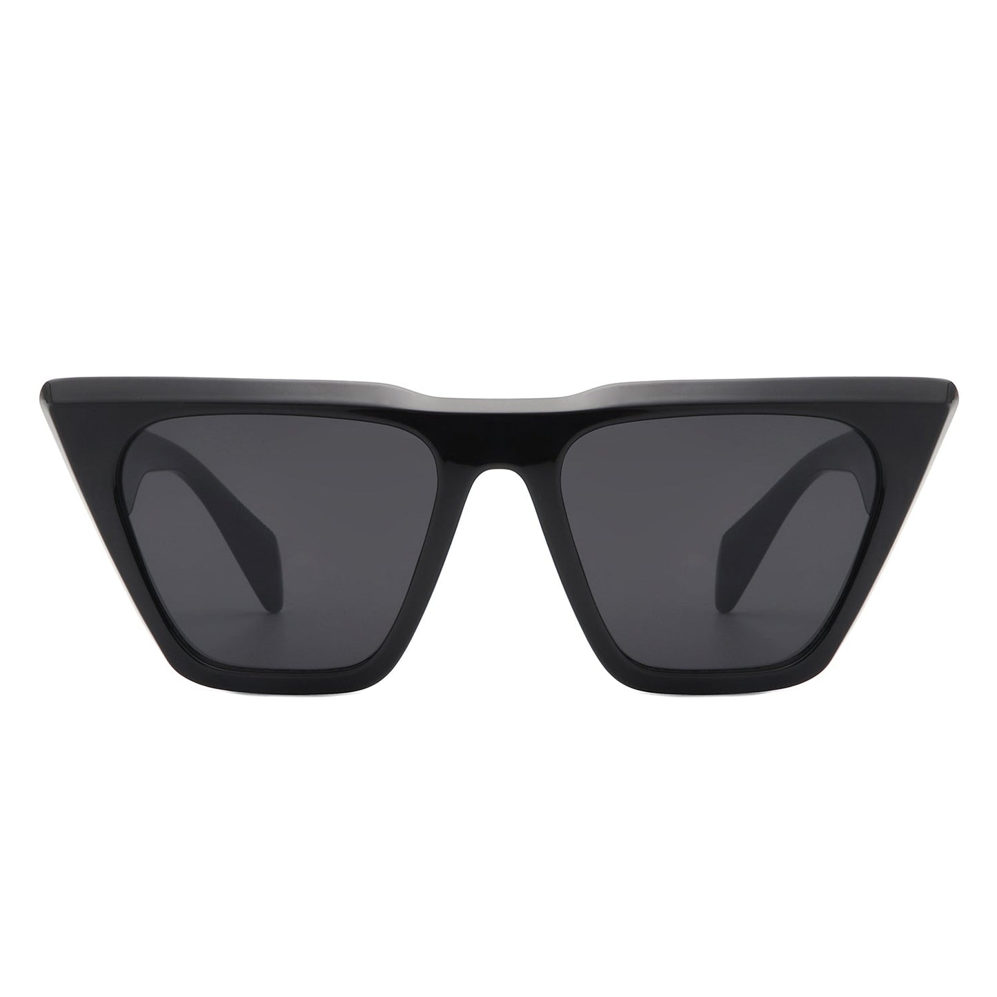 NEW ME IM Square Retro Oversize Flat Top Fashion Cat Eye Sunglasses