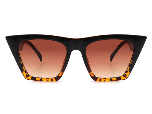 NEW ME IM Women Retro Cat Eye High Pointed Fashion Sunglasses