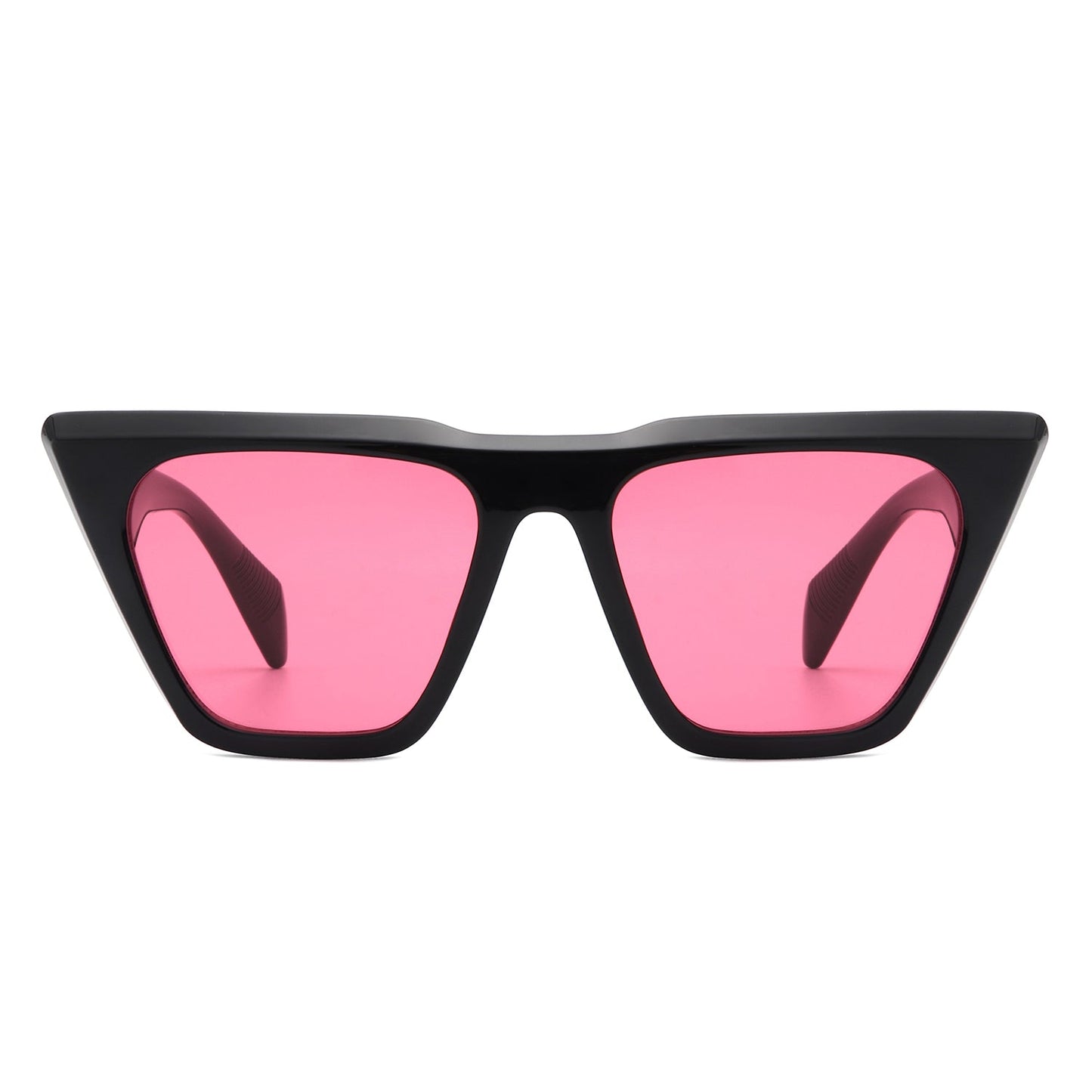 NEW ME IM Square Retro Oversize Flat Top Fashion Cat Eye Sunglasses