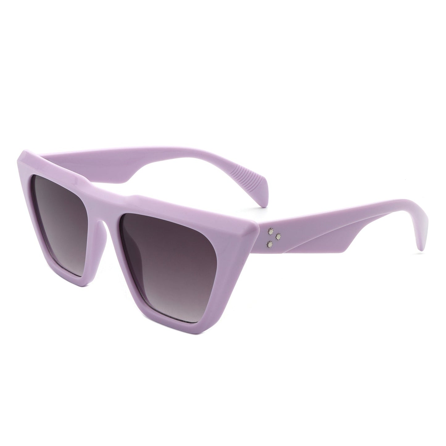 NEW ME IM Square Retro Oversize Flat Top Fashion Cat Eye Sunglasses
