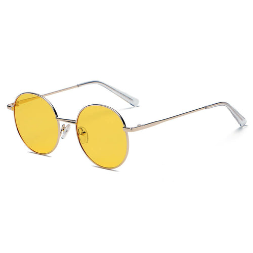NEW ME IM Retro Vintage Metal Round Oval Circle Sunglasses