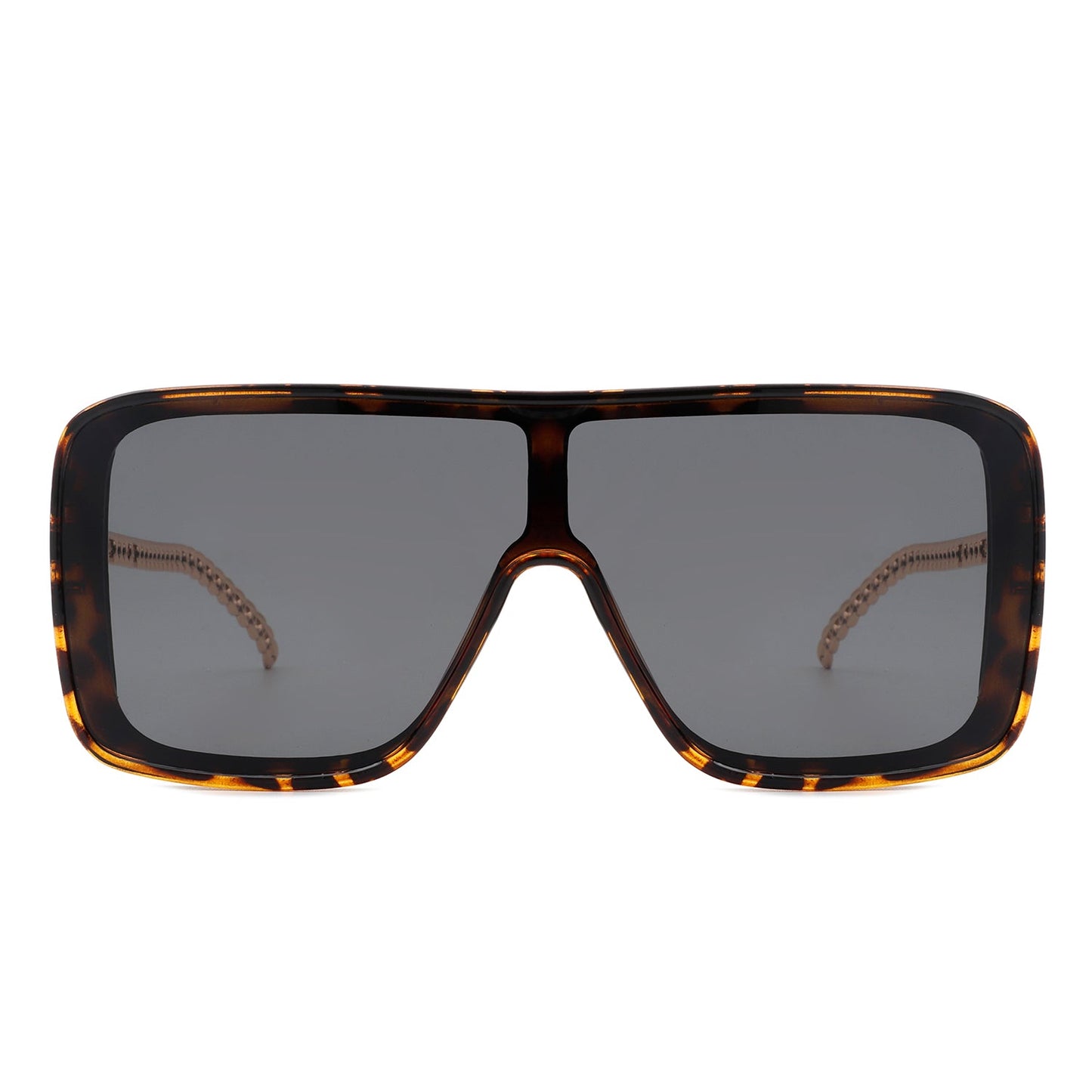 NEW ME IM Wildwind - Square Fashion Flat Top Oversize Retro Sunglasses