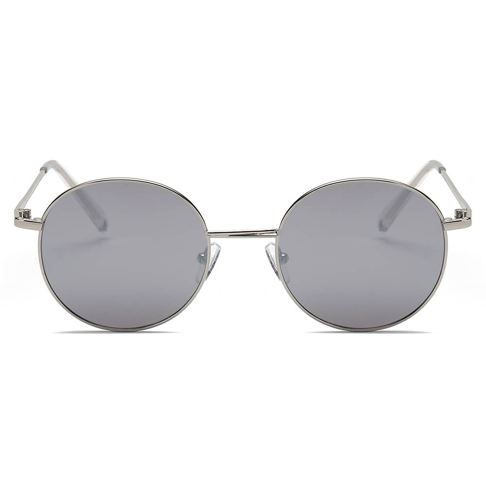 NEW ME IM Retro Vintage Metal Round Oval Circle Sunglasses