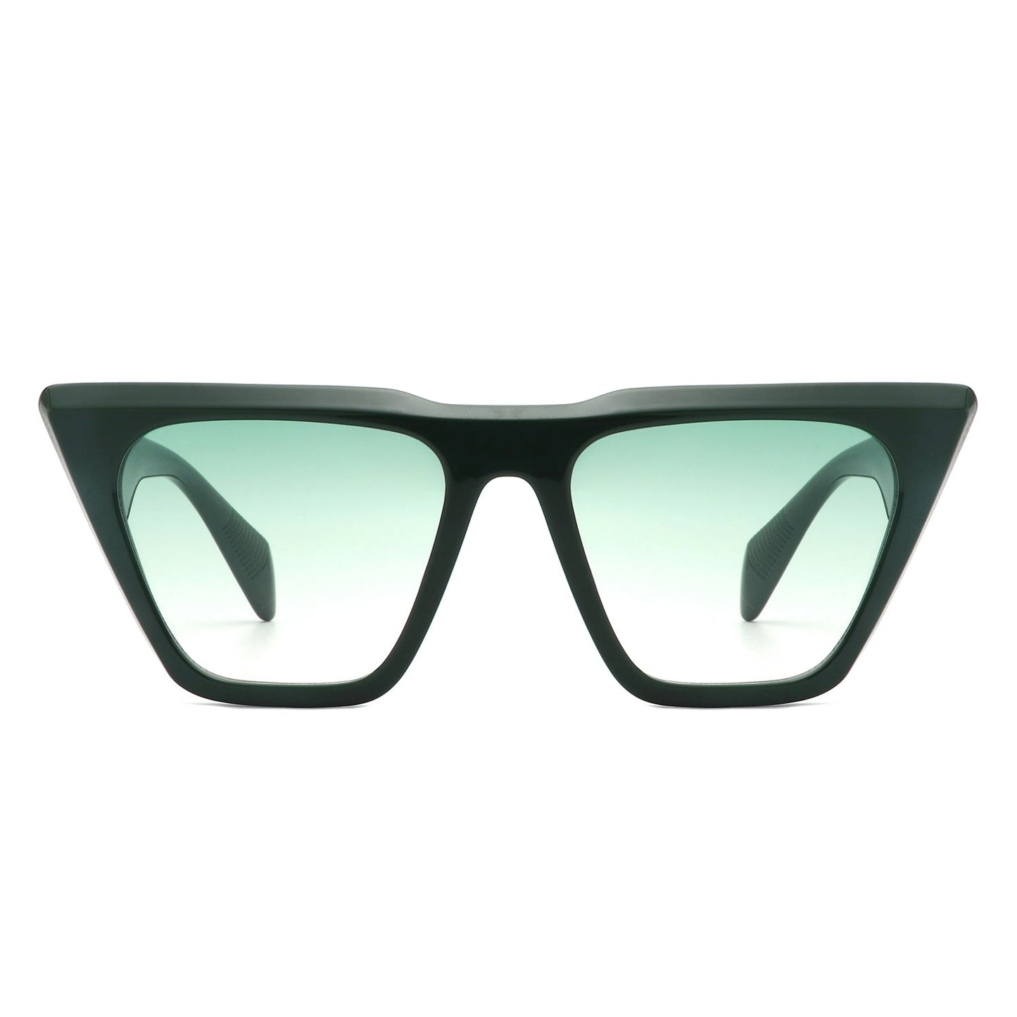 NEW ME IM Square Retro Oversize Flat Top Fashion Cat Eye Sunglasses