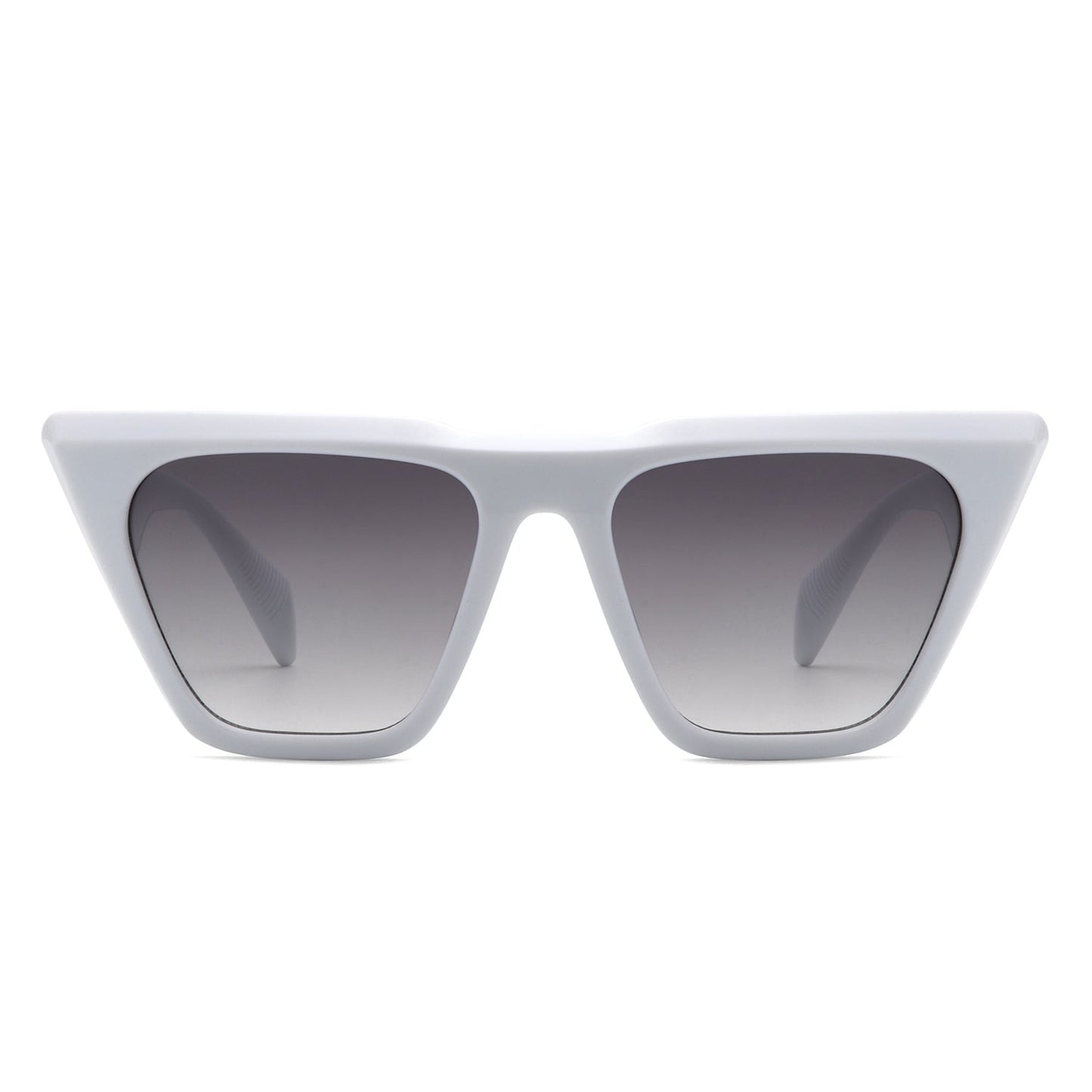 NEW ME IM Square Retro Oversize Flat Top Fashion Cat Eye Sunglasses