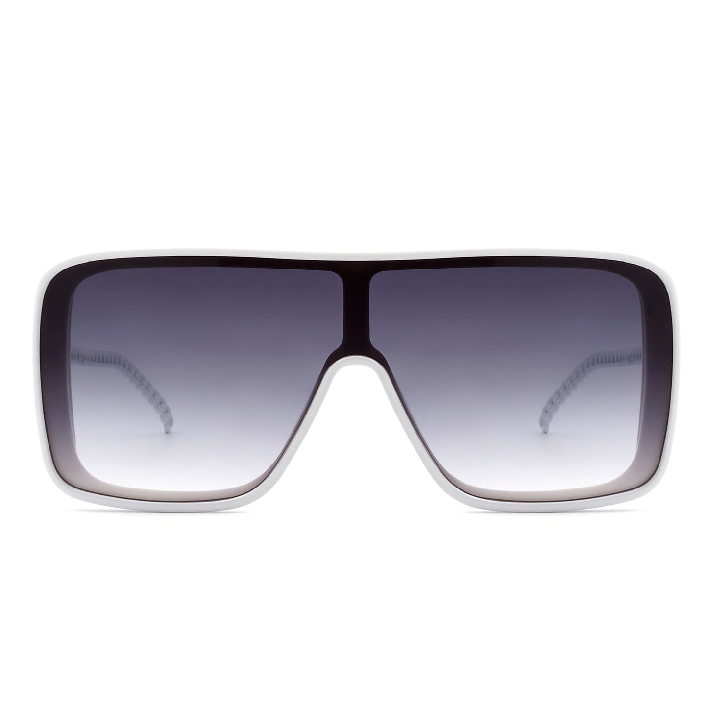 NEW ME IM Wildwind - Square Fashion Flat Top Oversize Retro Sunglasses