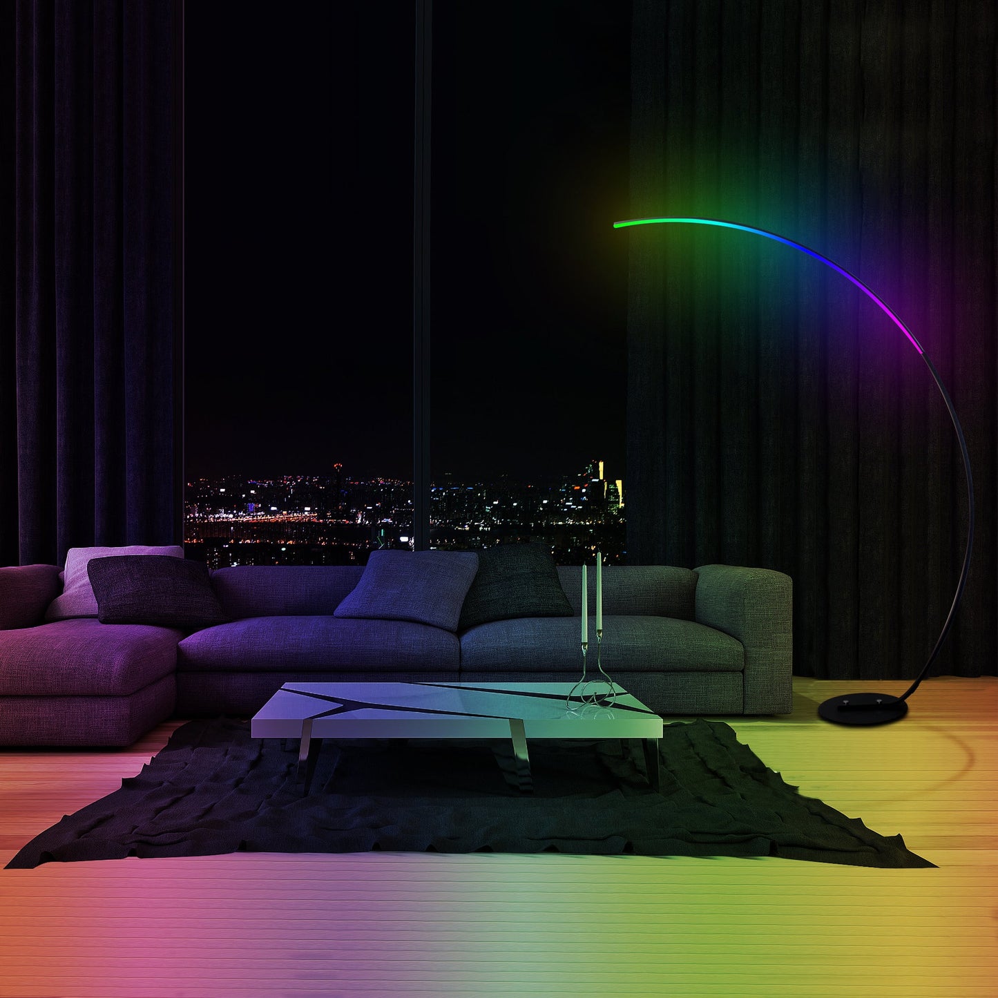 Modern Curve Floor Lamp | New Version