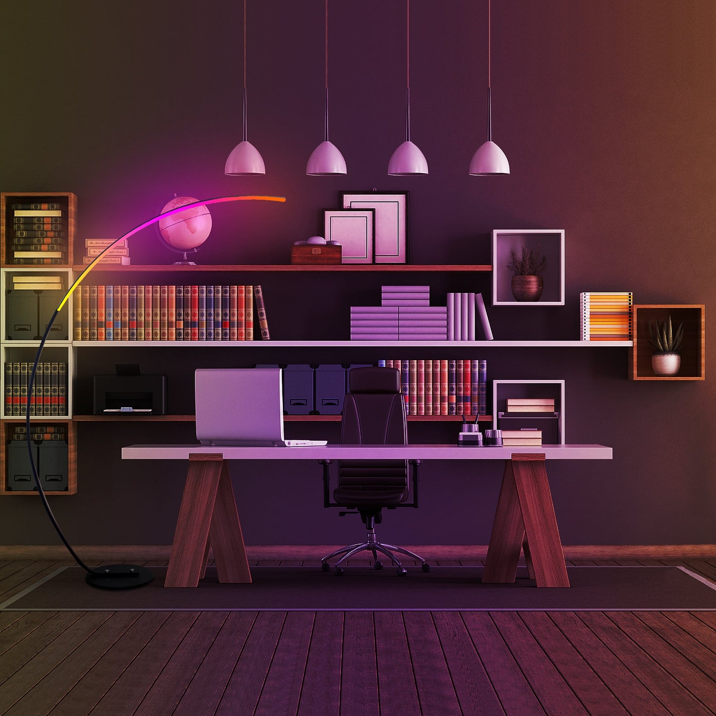 Modern Curve Floor Lamp | New Version