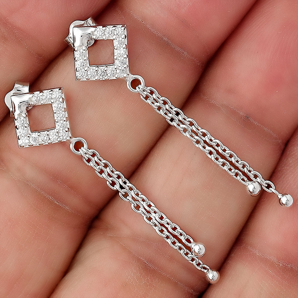 Dangling Chains Stud Earrings DGE1046