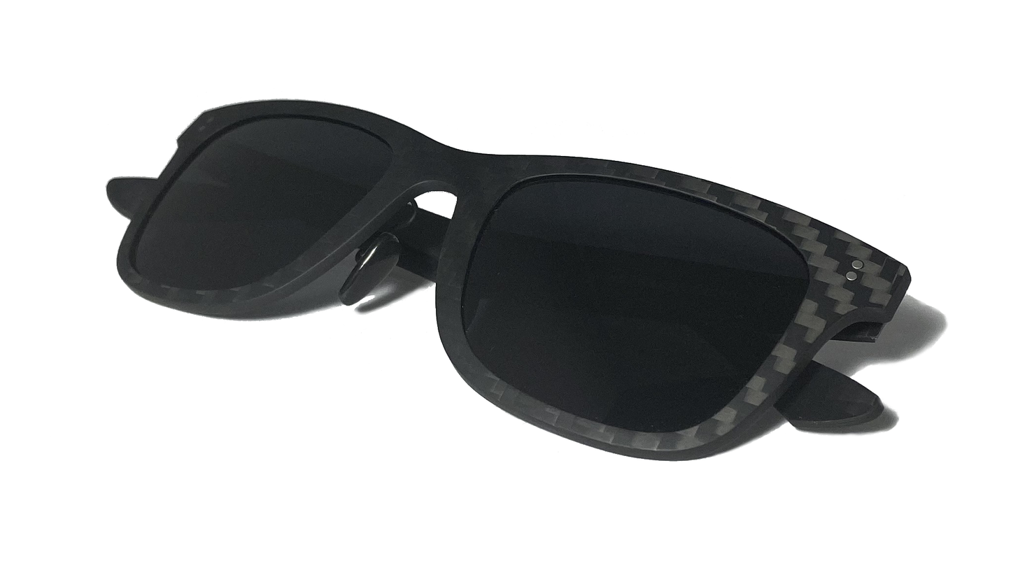 NEW ME IM Full Carbon Fibre Sunglasses | Polarised Midnight Black