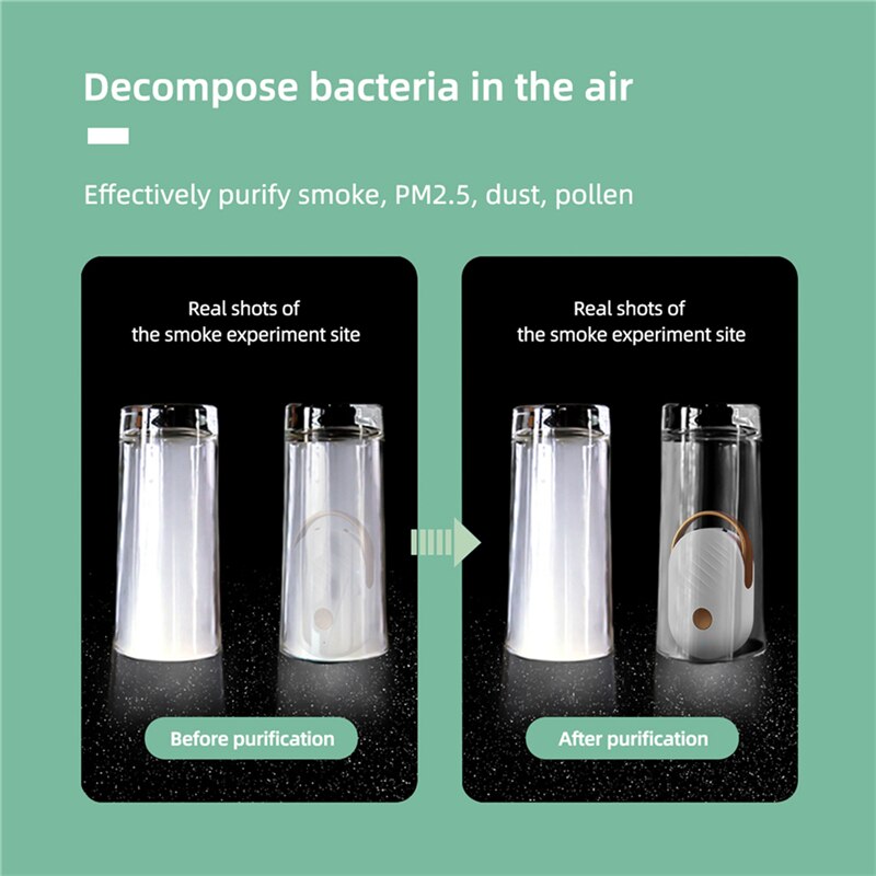 Mini lanyard Portable Air Purifier Cleaner Negative Ion USB Mini Home