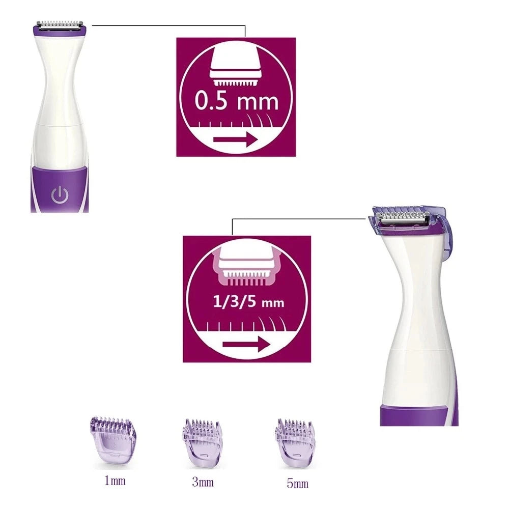 5 in1 Perfect Bikini Trimmer Kit Precision Facial Electric Hair