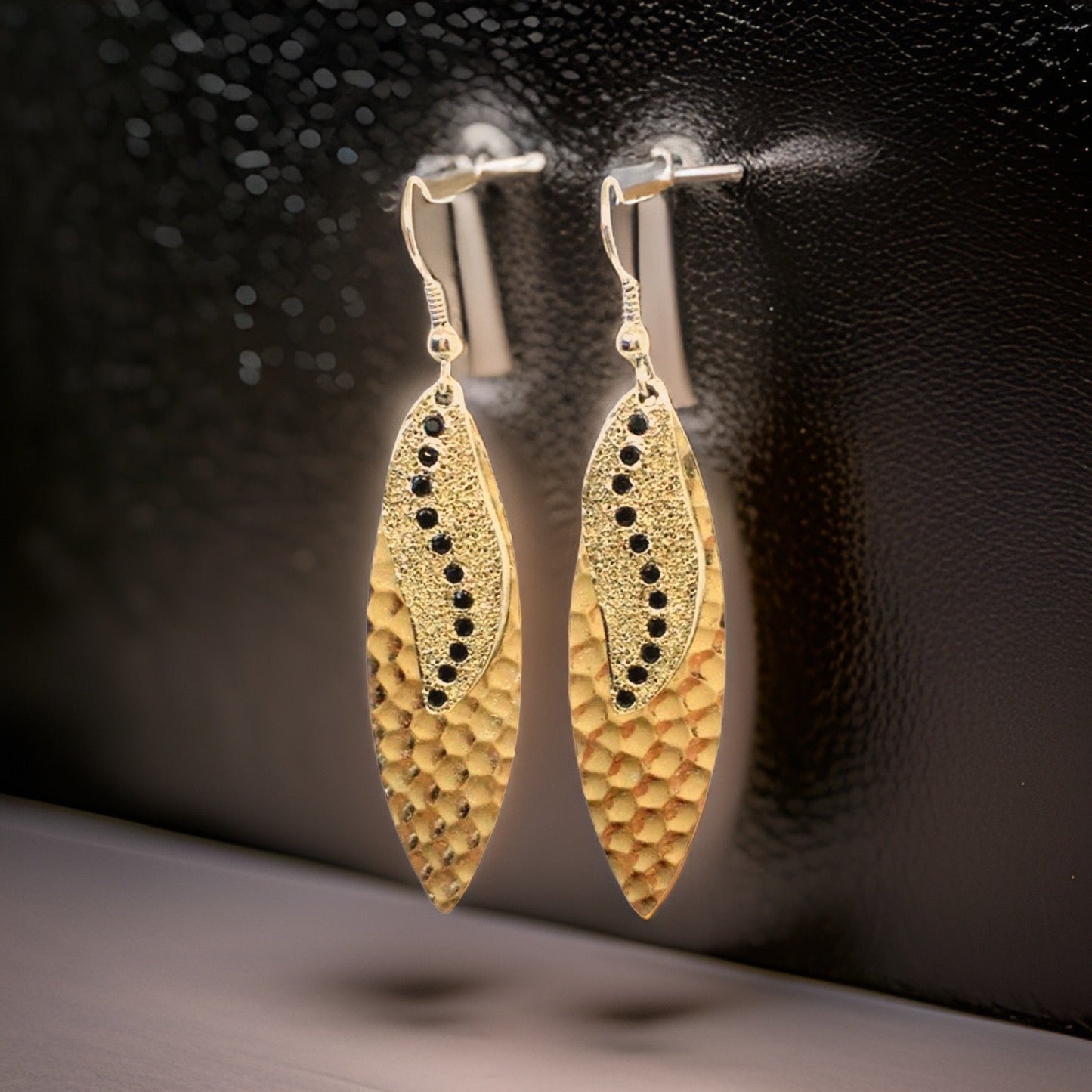 Navette Sun Rays Earrings