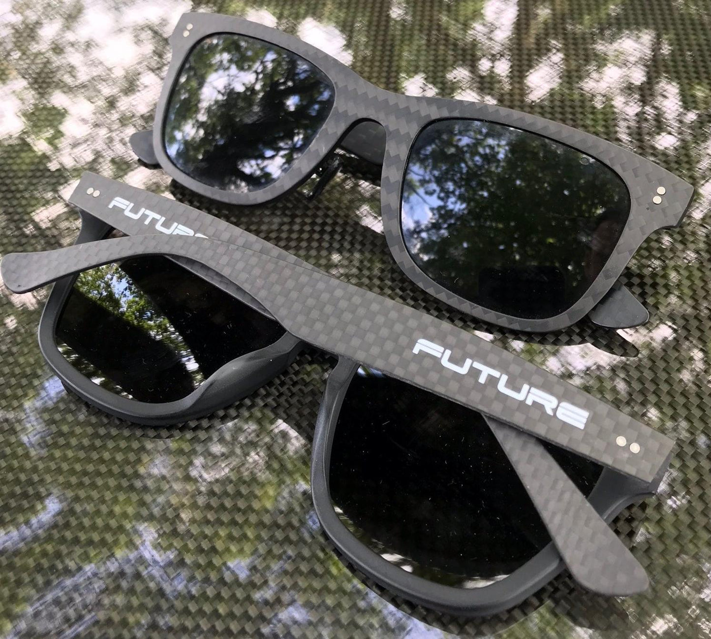 NEW ME IM Full Carbon Fibre Sunglasses | Polarised Midnight Black