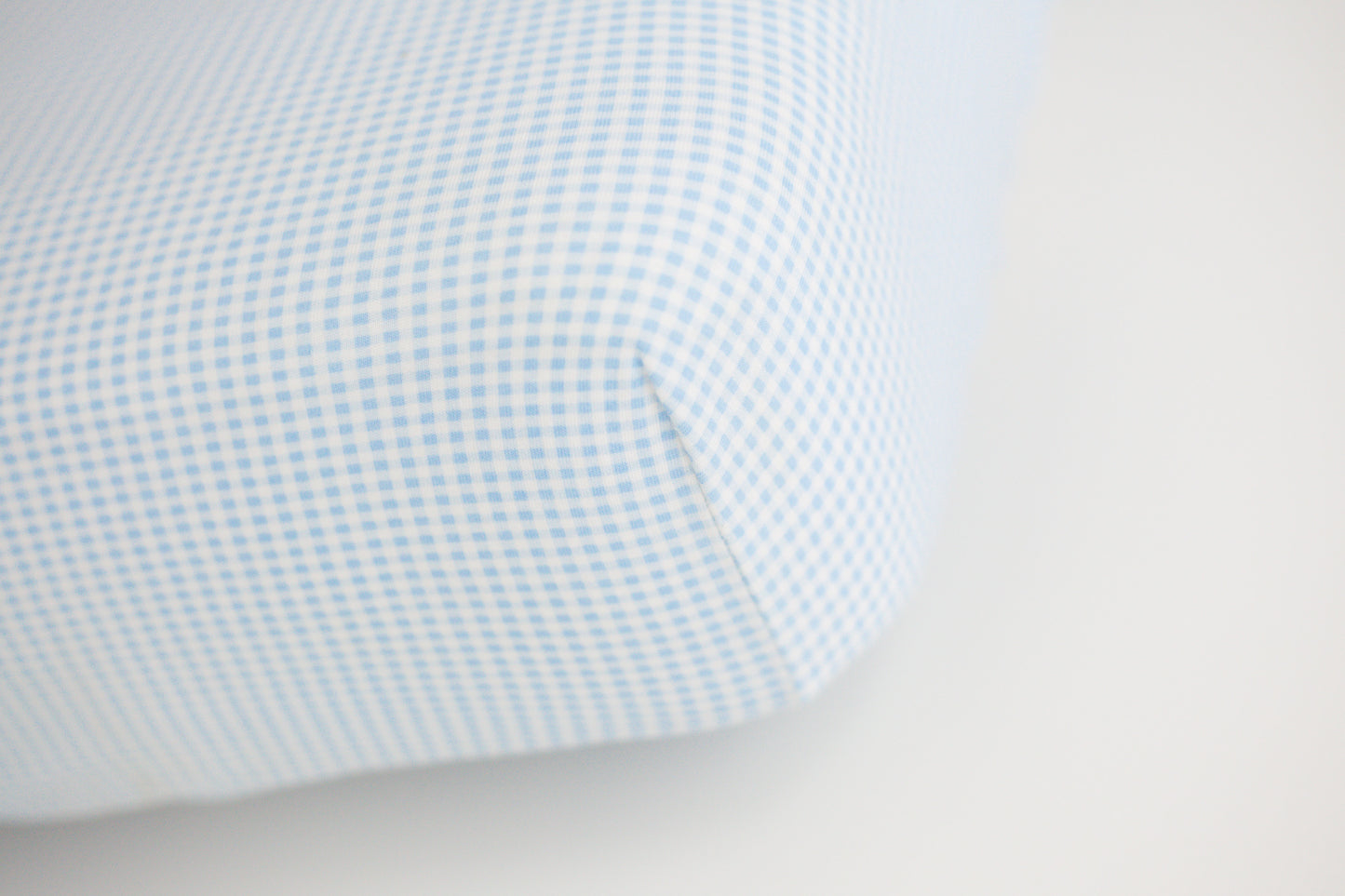 SheetWorld Fitted Crib Sheet - 100% Cotton Jersey - Blue Gingham, Made
