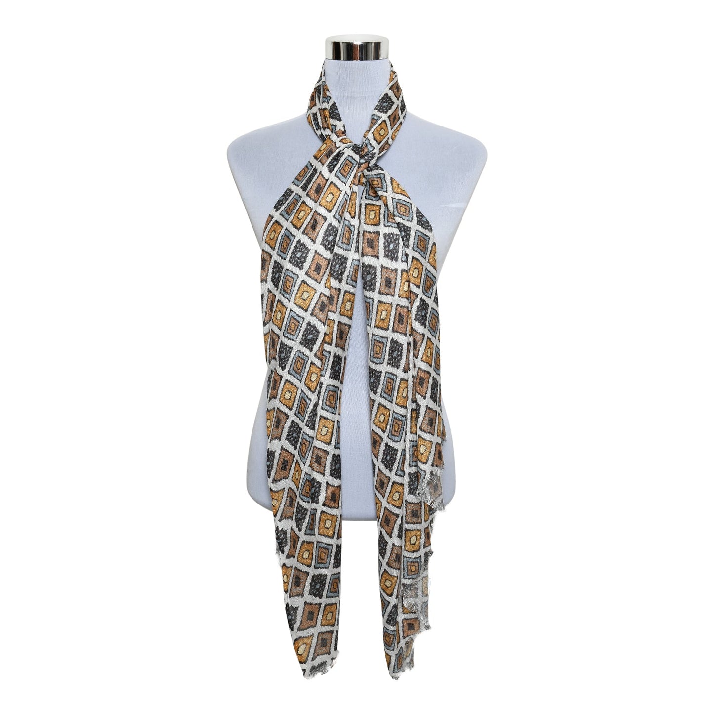 Womens Viscose Print Scarf Lightweight Wraps MV515