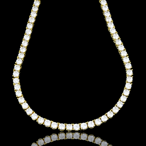 3MM CZ Tennis Choker Chain
