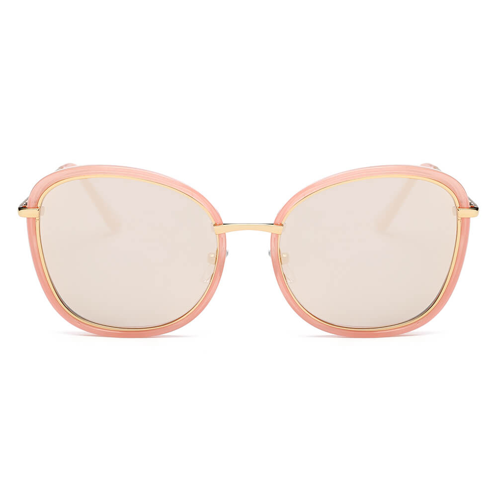 NEW ME IM BROOKVILLE | Women Round Cat Eye Oversize Sunglasses