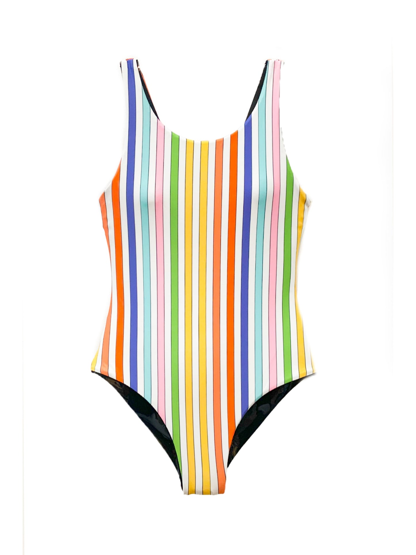 Rebel - Reversible Rainbow Sunglasses One Piece Swimsuit