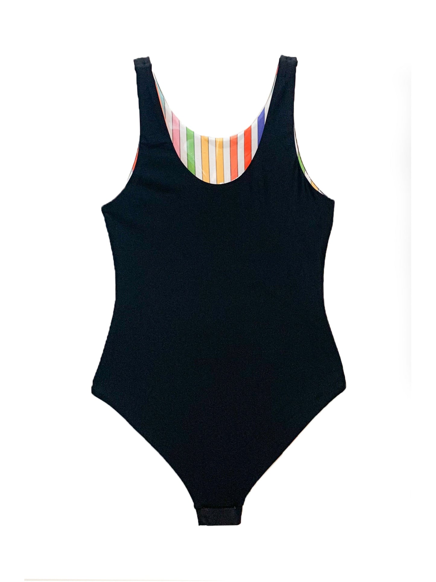 Rebel - Reversible Rainbow Sunglasses One Piece Swimsuit