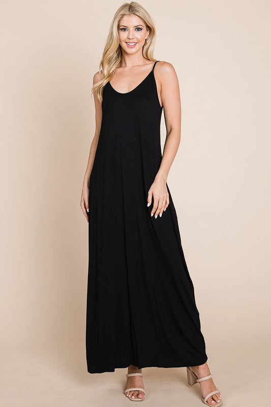 Light Cami Strap Pocketed Dress