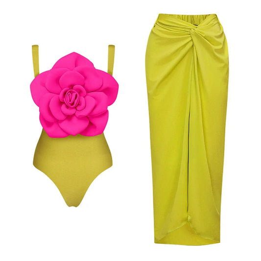 Hibiscus one piece swimsuit - Swim