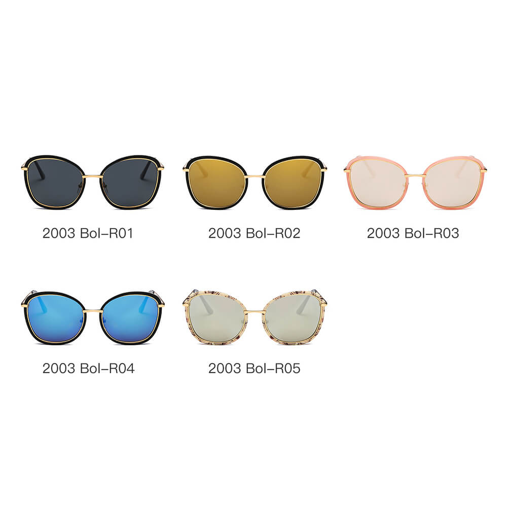 NEW ME IM BROOKVILLE | Women Round Cat Eye Oversize Sunglasses
