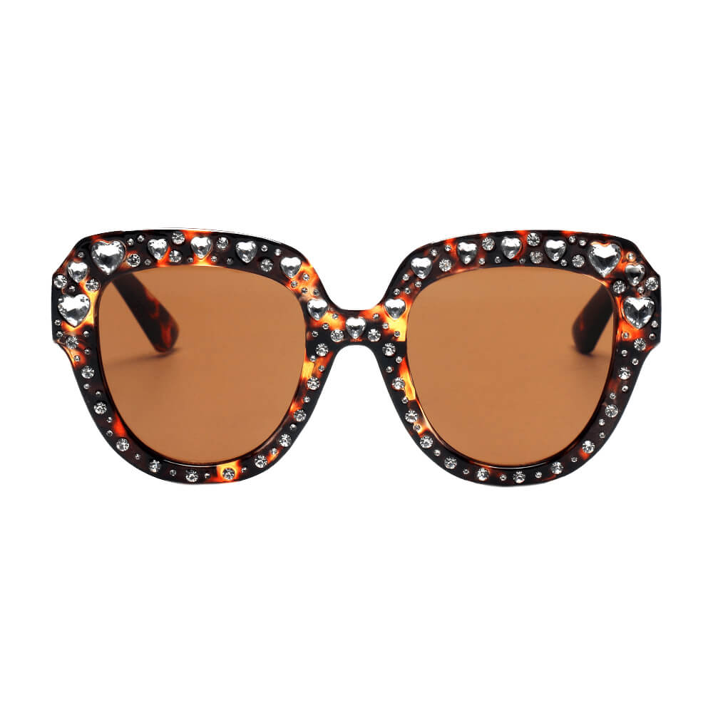 NEW ME IM Women Round Cat Eye Fashion Sunglasses