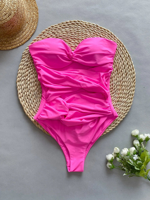 Tia Hollow Out One Piece Swimsuit - Swim