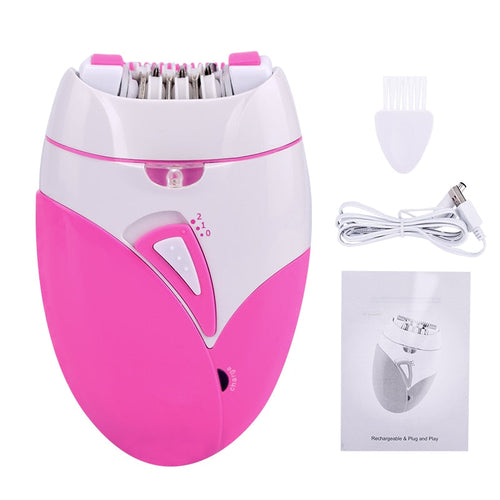 Electric Epilator USB Rechargeable Women Shaver Whole Body Available