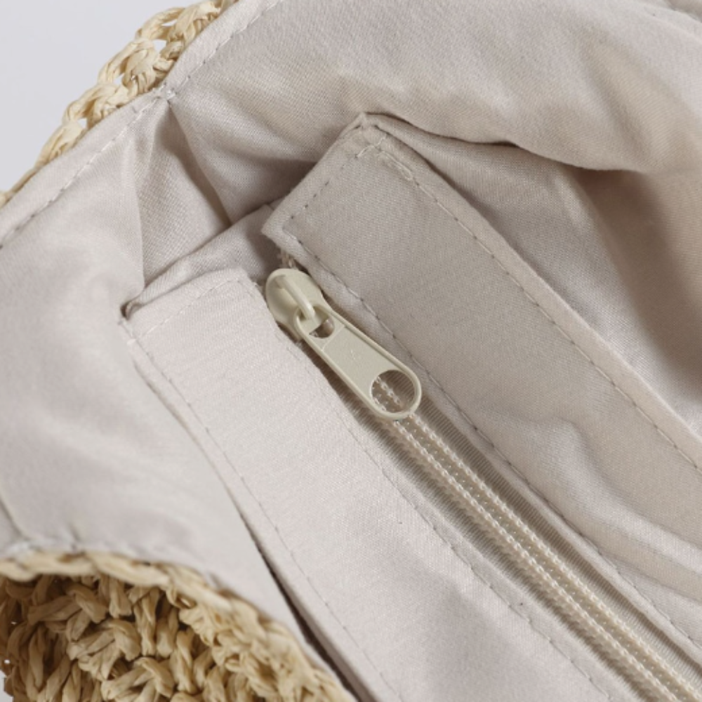 NEW ME IM Summer Shoulder Straw Tote